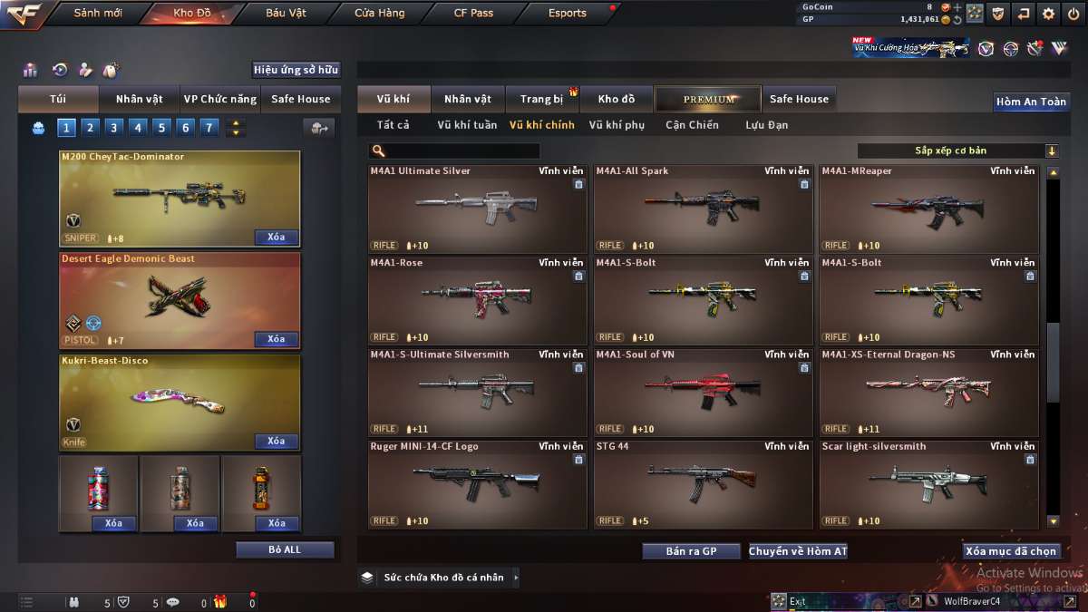 shop acc cf uy tin gia re